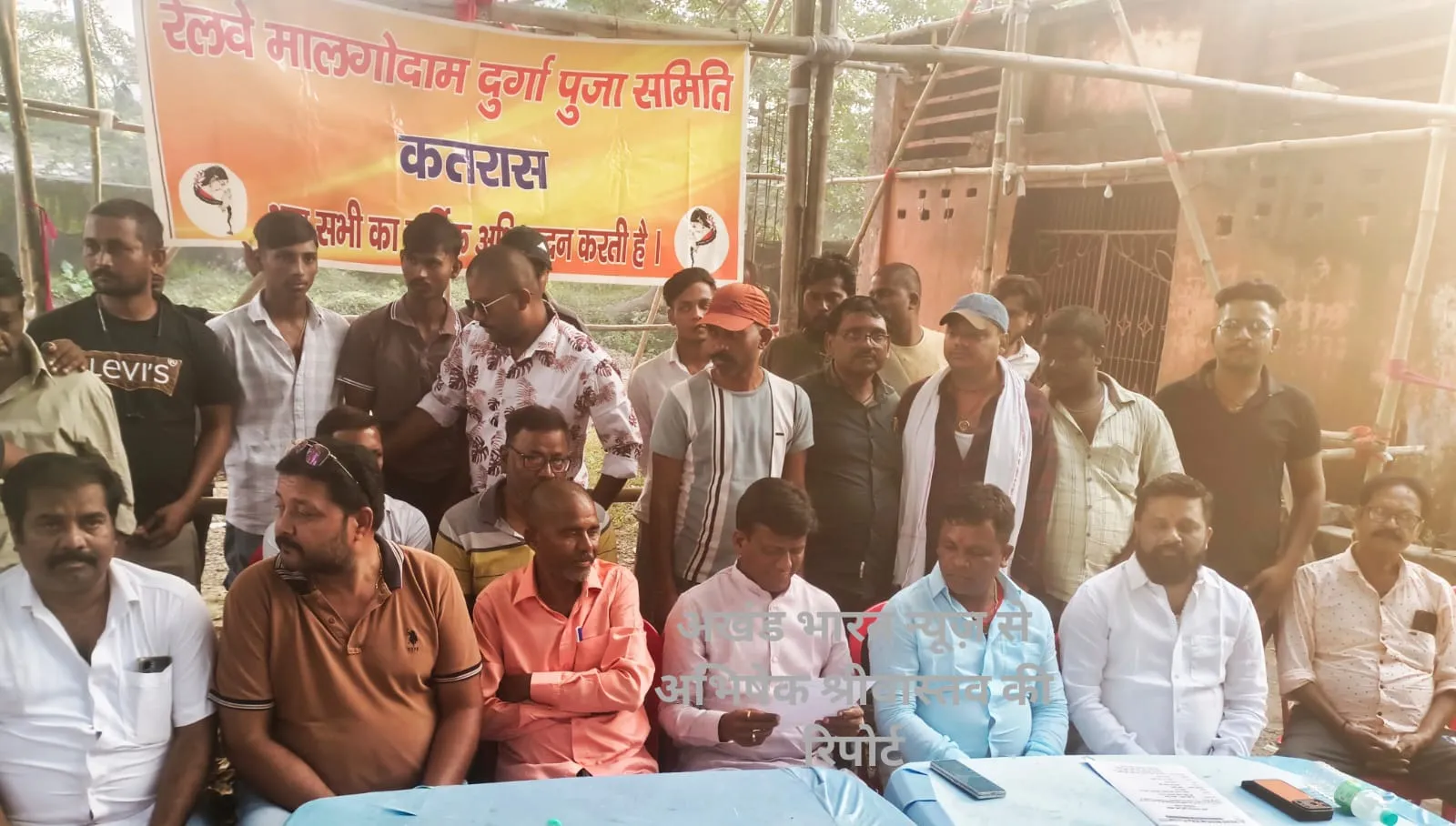 धनबाद : मालगोदाम दुर्गा पूजा की तैयारियां अंतिम चरण में