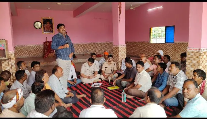 धनबाद : महेशपुर कोलियरी सिनीडीह में दुर्गा पूजा को लेकर पुलिस-प्रशासन और पूजा समितियों ने बनायी रणनीति