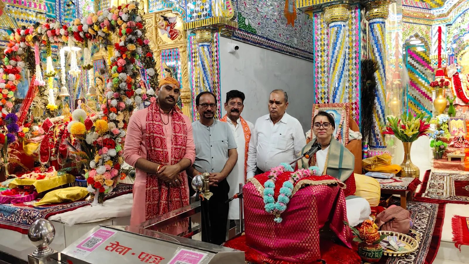 राधाष्टमी महोत्सव पर श्रीमद्भागवत कथा ज्ञान यज्ञ का हुआ भव्य शुभारंभ, भजनों पर झूमे श्रद्धालु