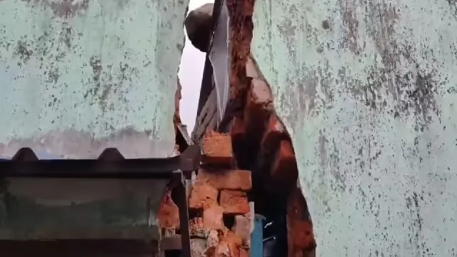 धनबाद : कतरास के छाताबाद में एक बार फिर भू-धंसान