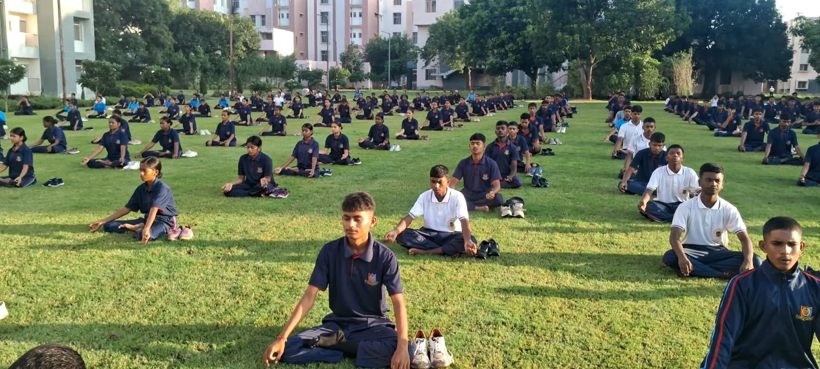 संयुक्त वार्षिक प्रशिक्षण शिविर के तीसरे दिन कैडेटों ने सीखा योग