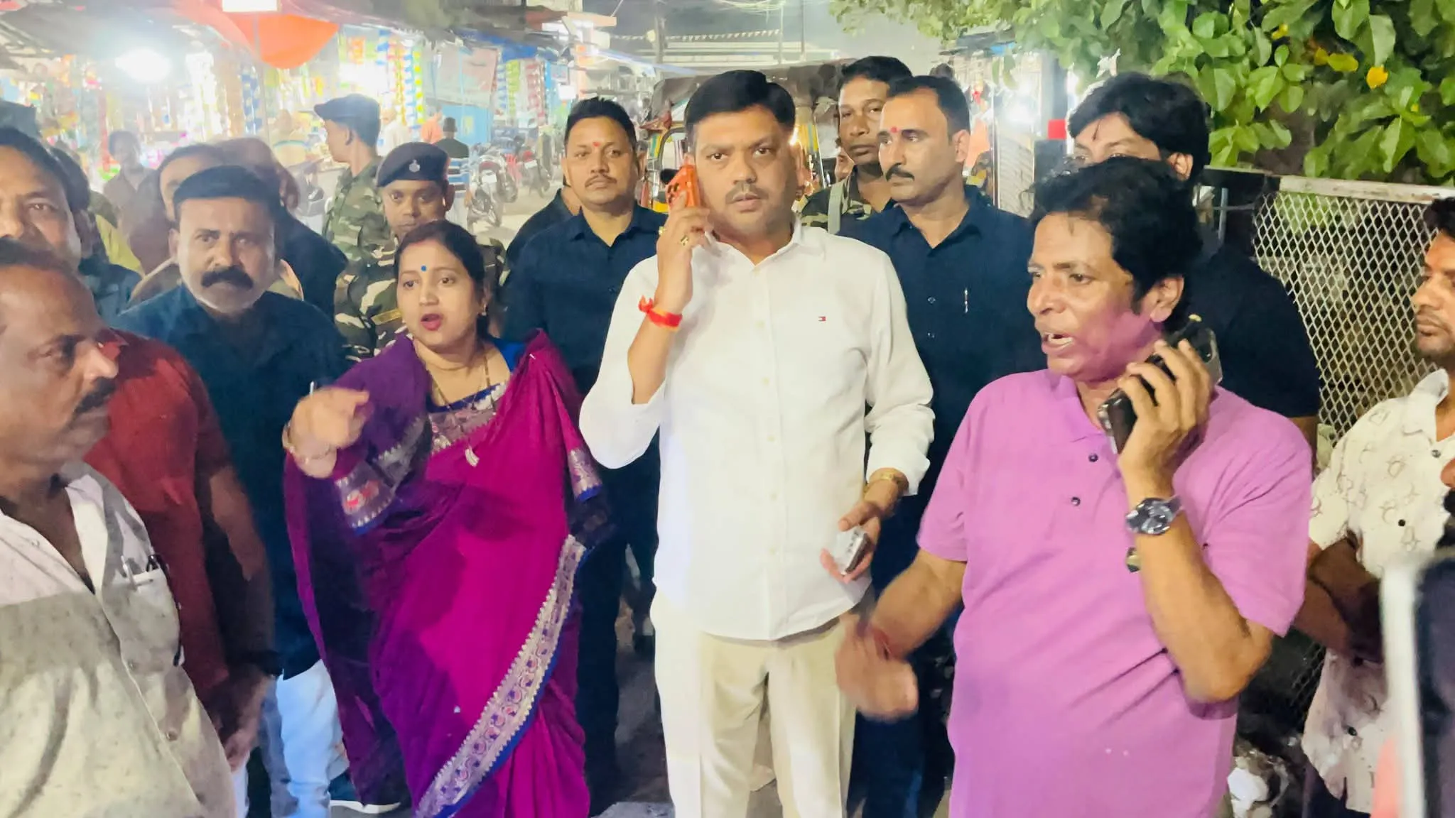 धनबाद : मेयर-विधायक ने लिया दशहरा, दिवाली और छठ की तैयारियों का जायजा