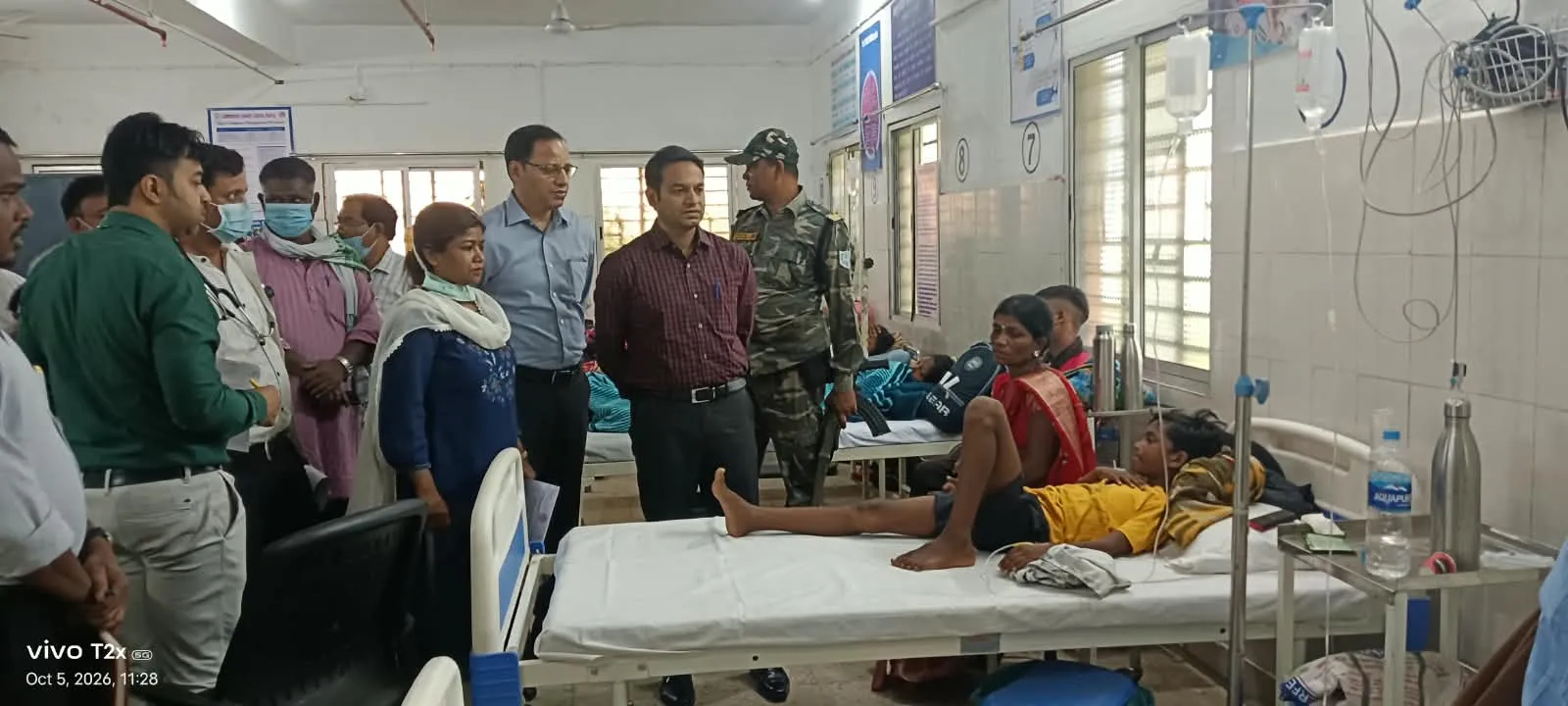 खूंटी : उपायुक्त ने इलाजरत बच्चों का हाल-चाल जाना