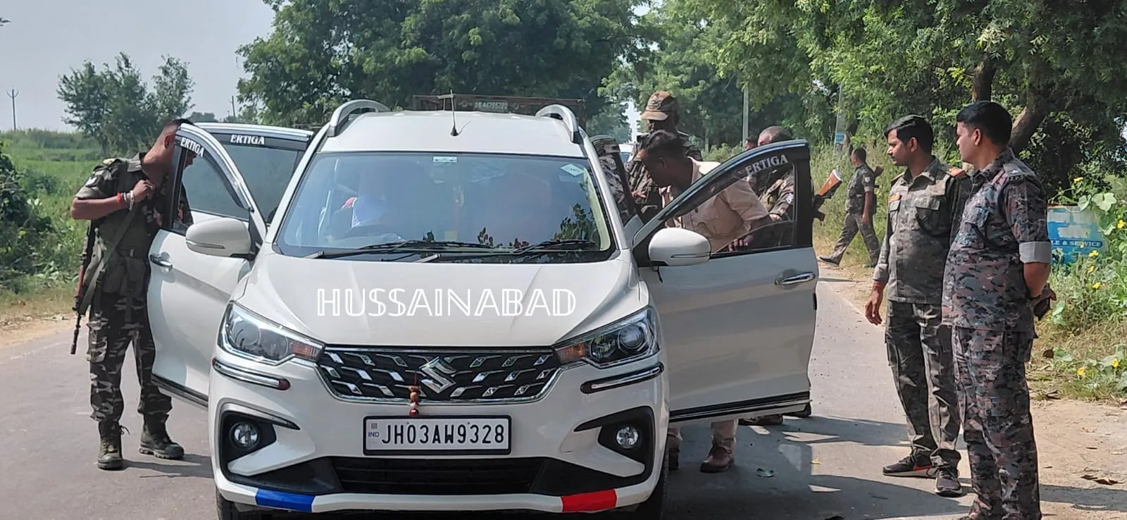 पलामू : जपला&ndash;हैदरनगर मुख्य मार्ग पर पलामू पुलिस का एंटी क्राइम चेकिंग अभियान जारी