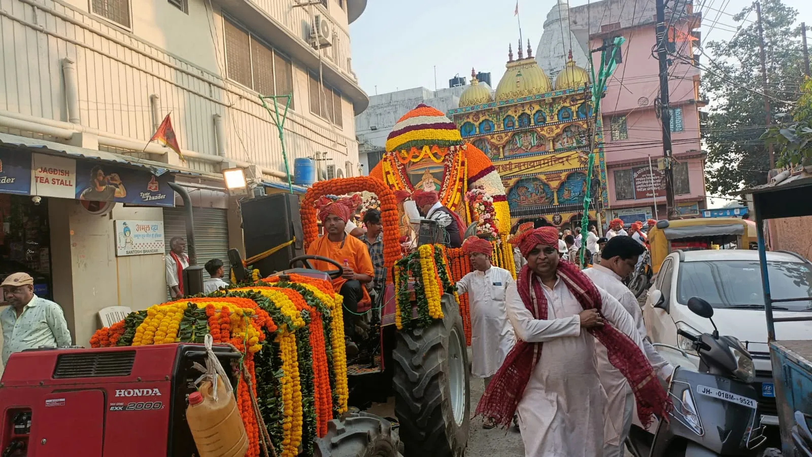 महाराजा अग्रसेन जयंती पर रांची में निकली भव्य शोभायात्रा, सजीव झांकी ने मोहा मन