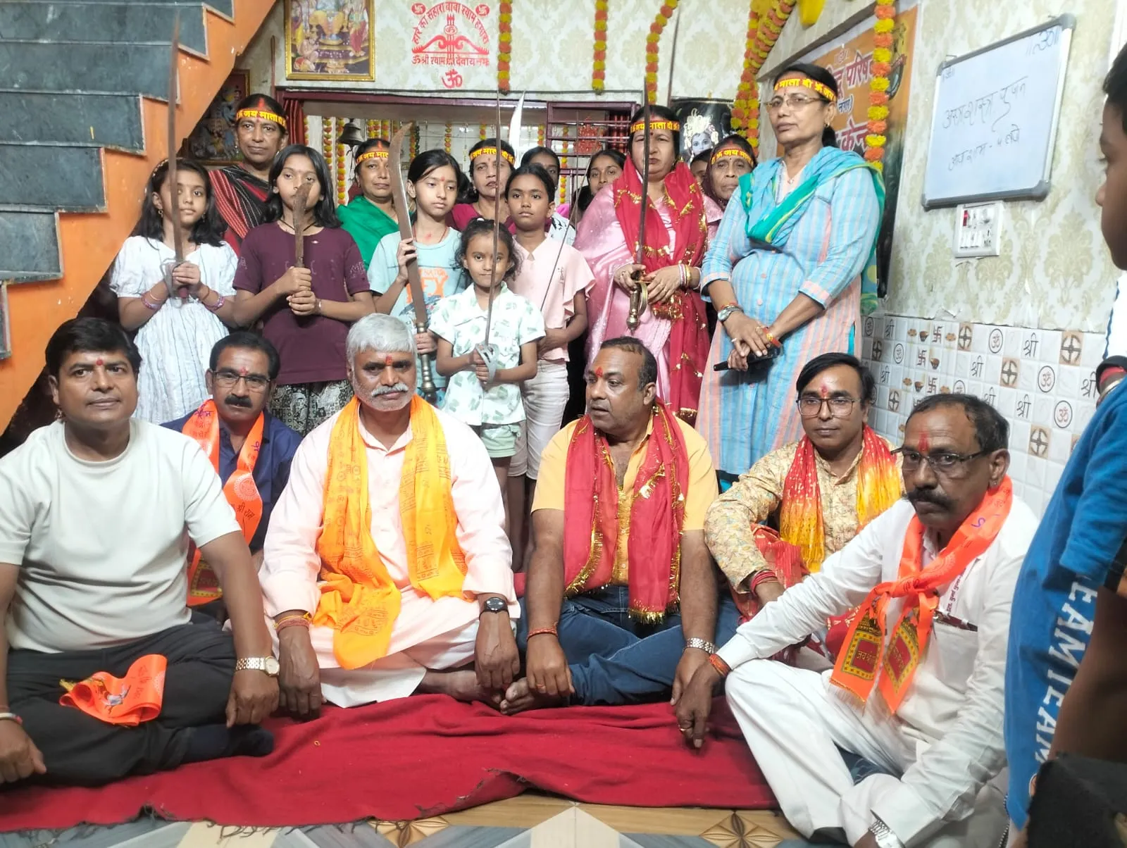 विश्व हिंदू परिषद, रांची महानगर की&nbsp;दुर्गा वाहिनी ने किया शस्त्र पूजन कार्यक्रम