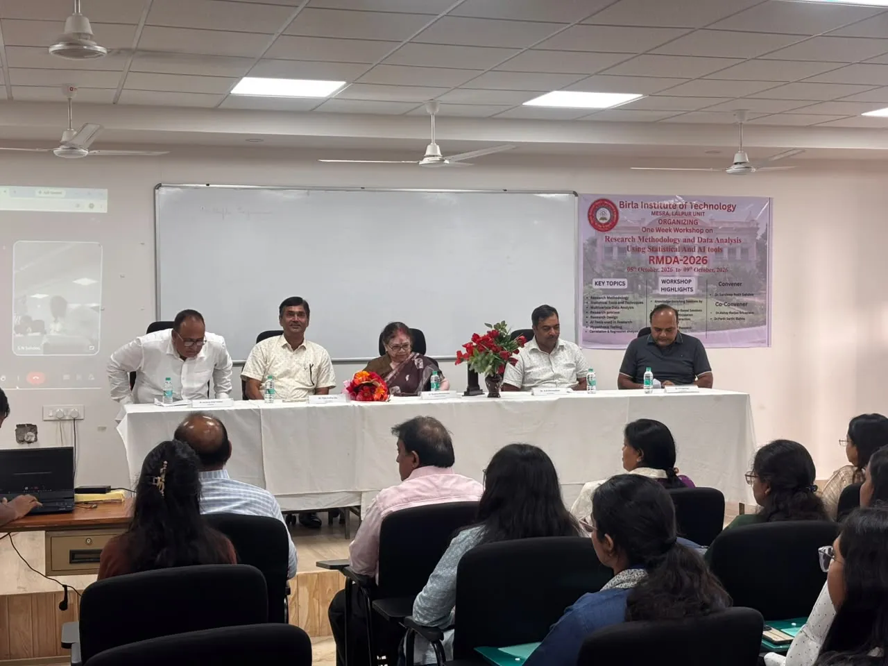 बीआईटी मेसरा-लालपुर में सांख्यिकी और ए आई को लेकर कार्यशाला
